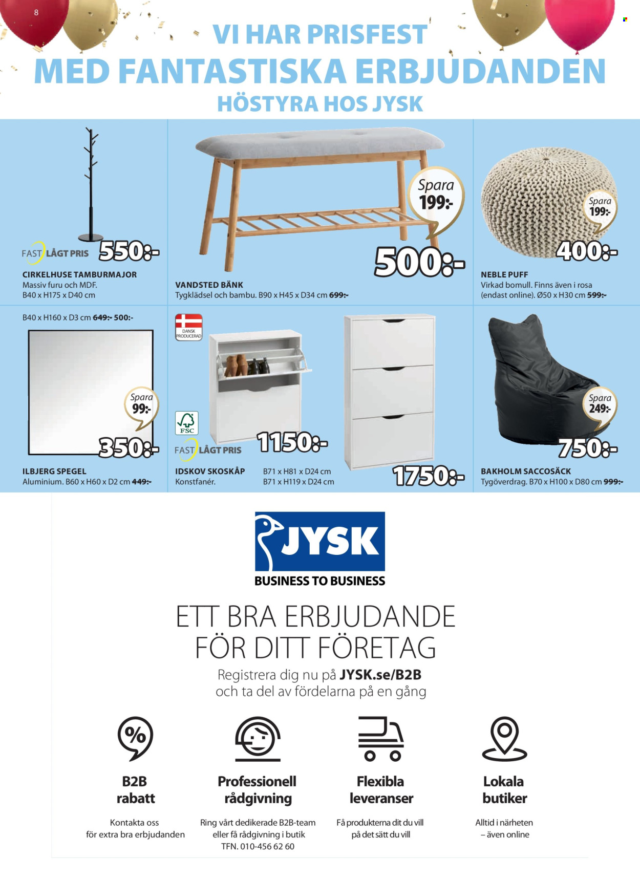 JYSK reklamblad - 17/10 2022 - 23/10 2022. Sida 8