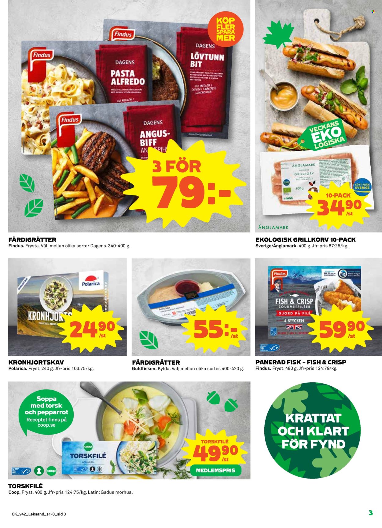 Coop reklamblad - 17/10 2022 - 23/10 2022. Sida 3