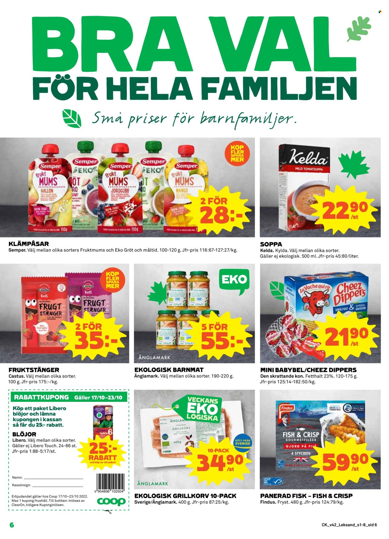 Coop reklamblad - 17/10 2022 - 23/10 2022. Sida 6