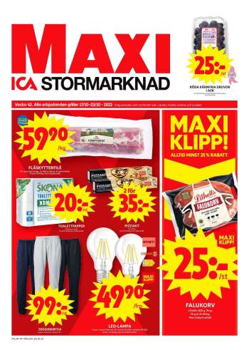 ICA reklamblad - 17/10 2022 - 23/10 2022.