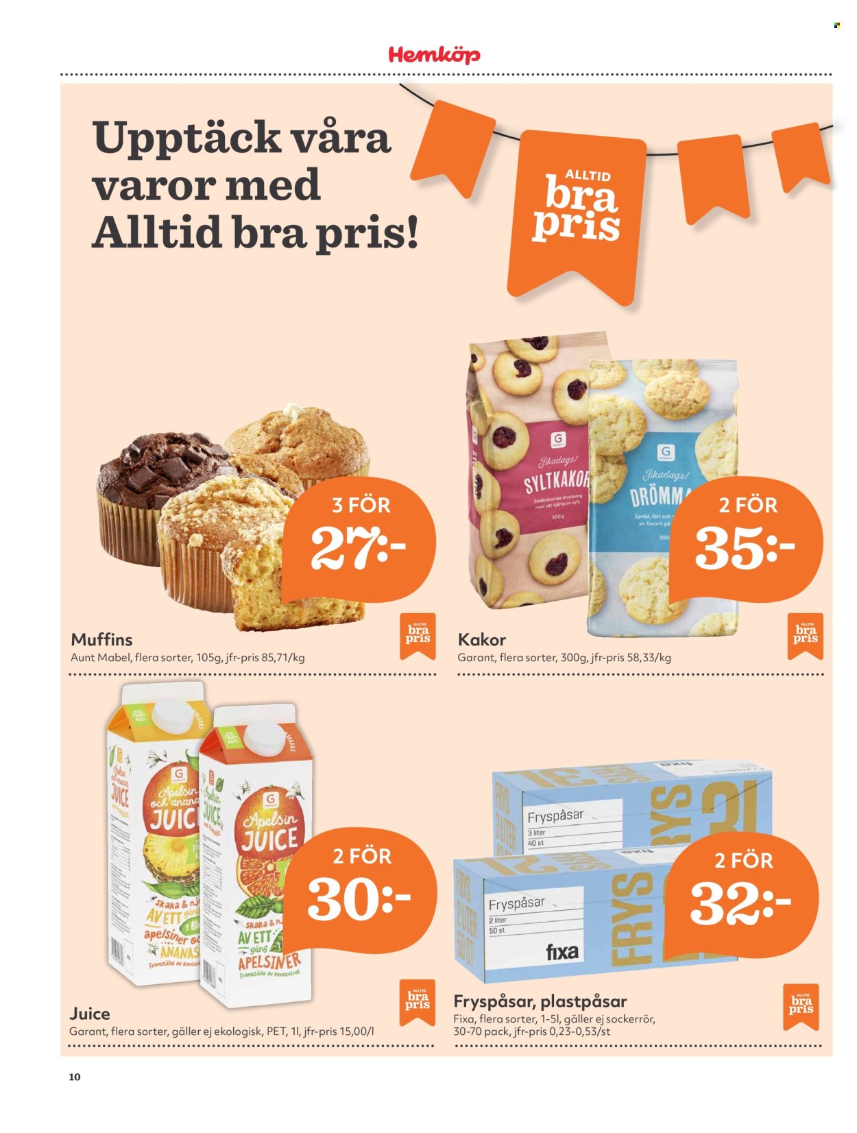 Hemköp reklamblad - 17/10 2022 - 23/10 2022. Sida 10