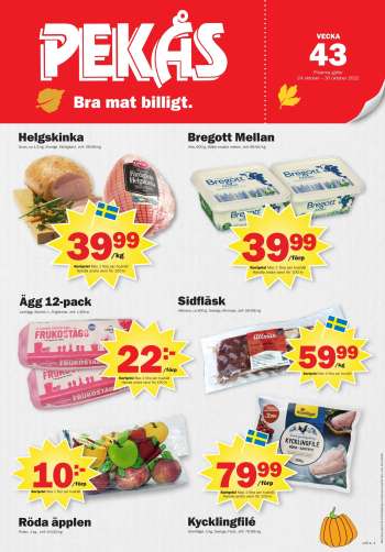 Pekås reklamblad - 24/10 2022 - 30/10 2022.
