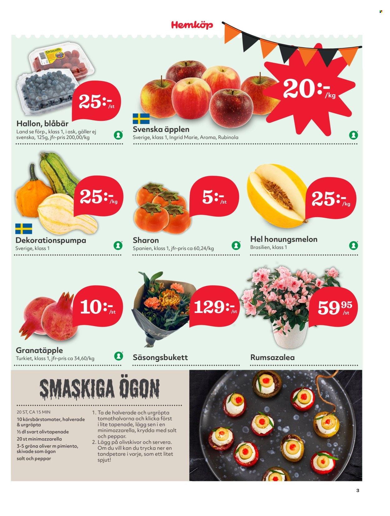 Hemköp reklamblad - 24/10 2022 - 30/10 2022. Sida 3