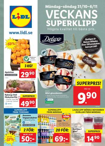 Lidl reklamblad - 31/10 2022 - 6/11 2022.