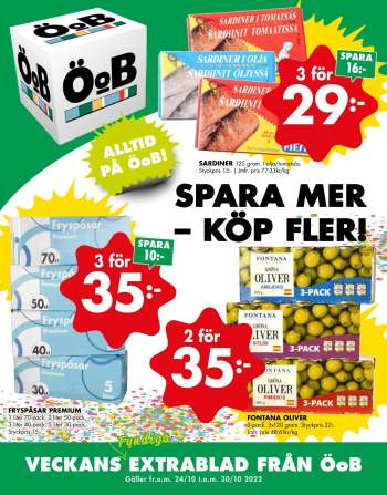 ÖoB reklamblad - 24/10 2022 - 30/10 2022.