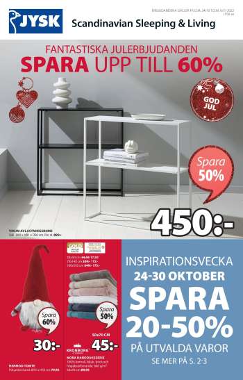JYSK reklamblad - 24/10 2022 - 6/11 2022.