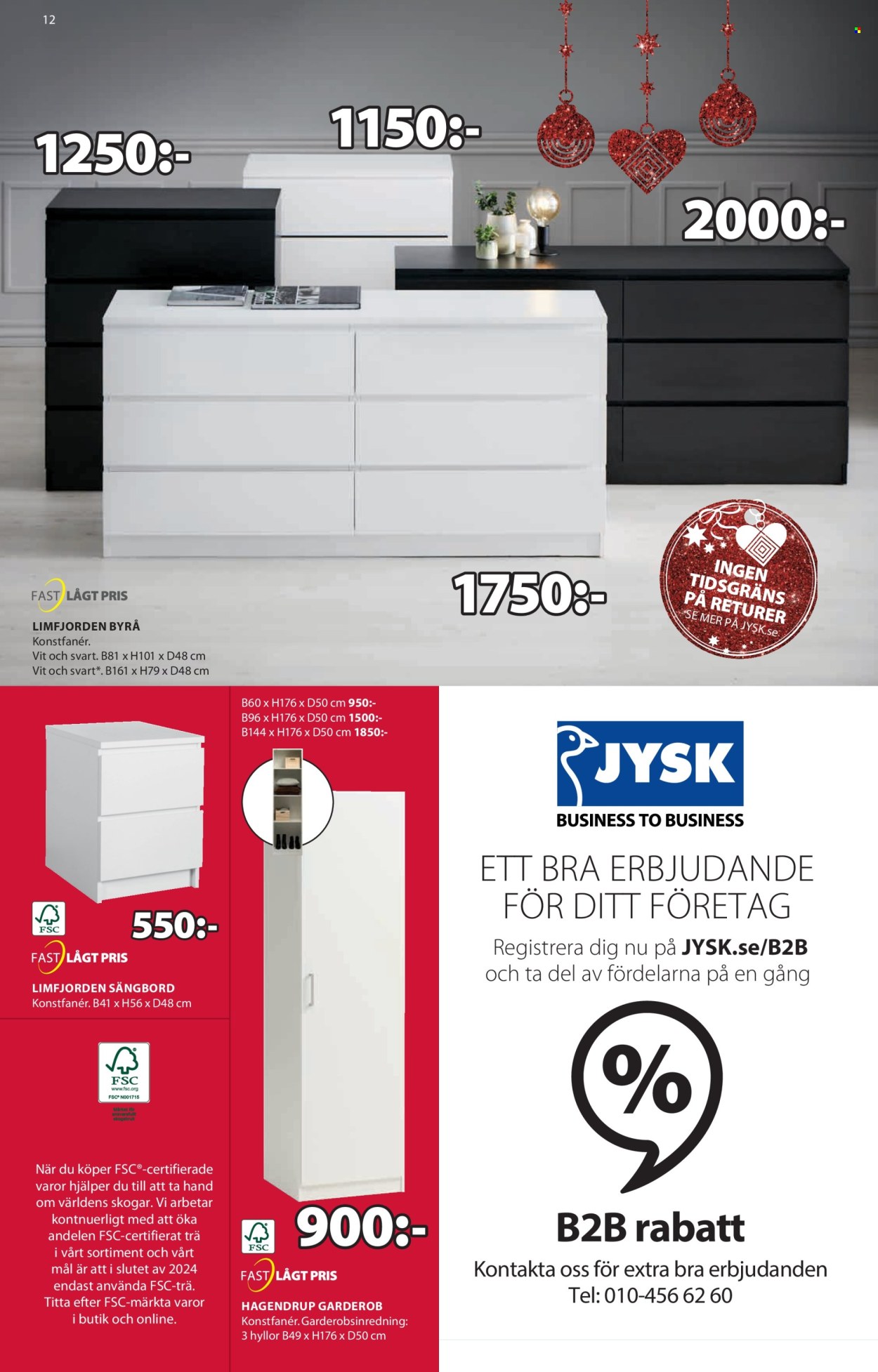 JYSK reklamblad - 24/10 2022 - 6/11 2022. Sida 12