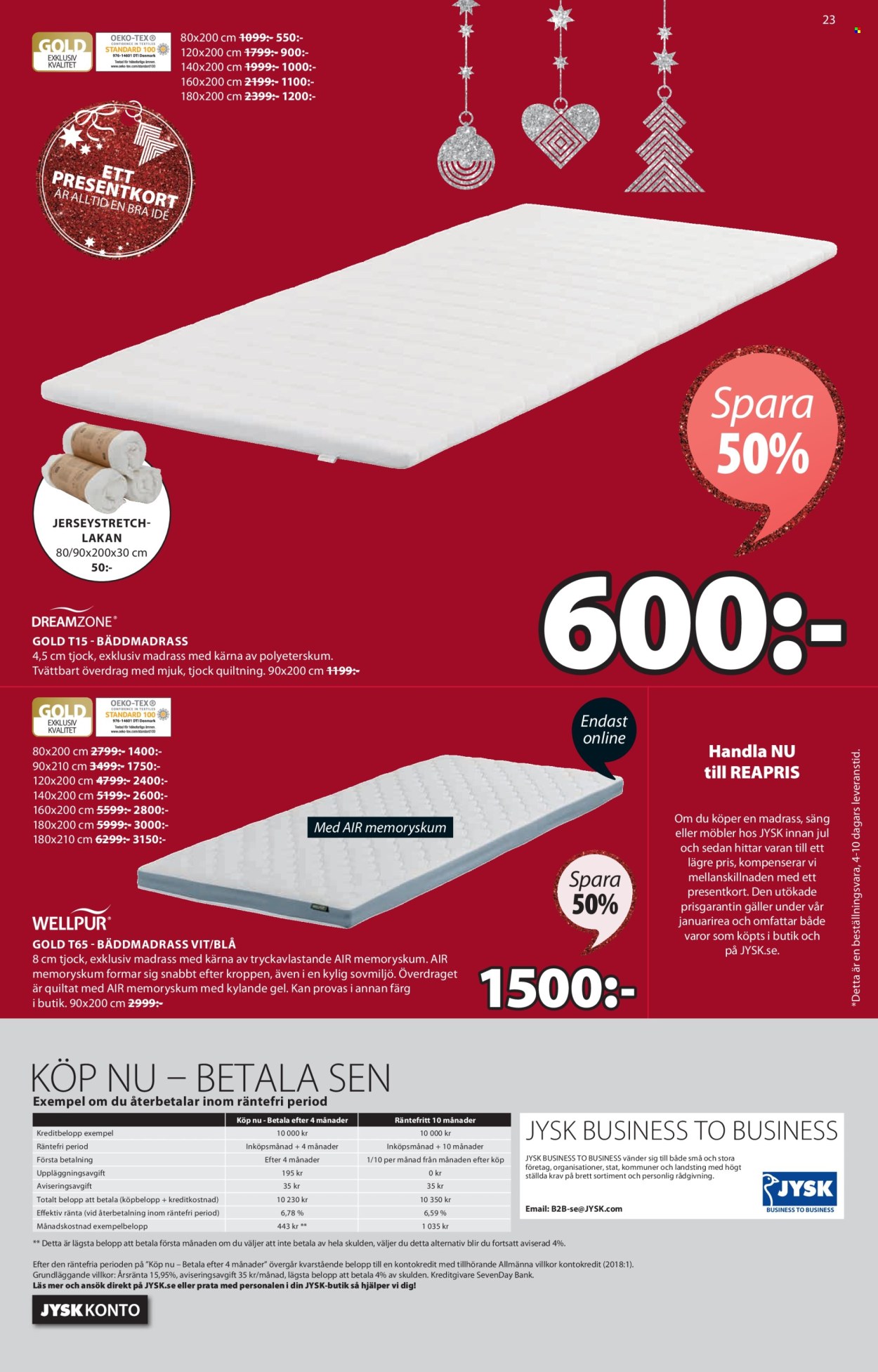 JYSK reklamblad - 24/10 2022 - 6/11 2022. Sida 23