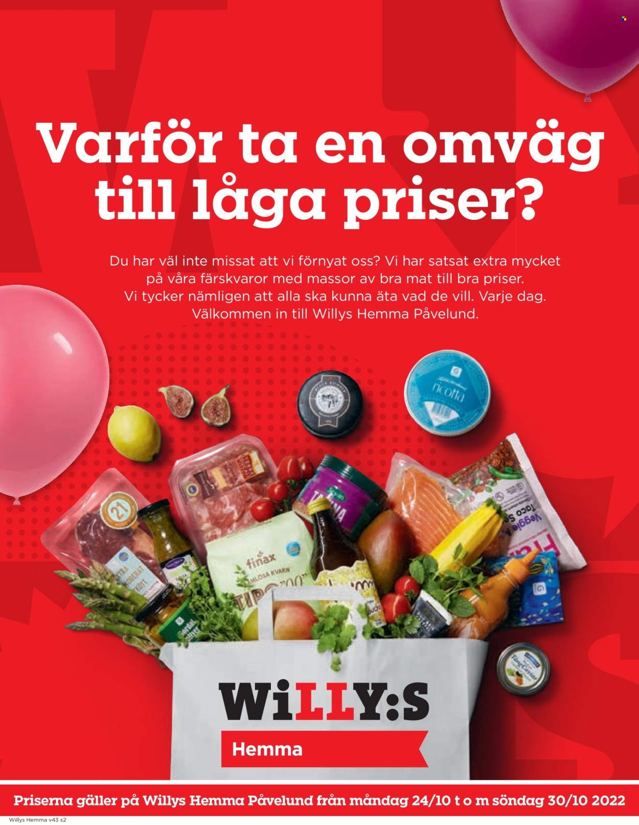 Willys reklamblad - 24/10 2022 - 30/10 2022. Sida 2