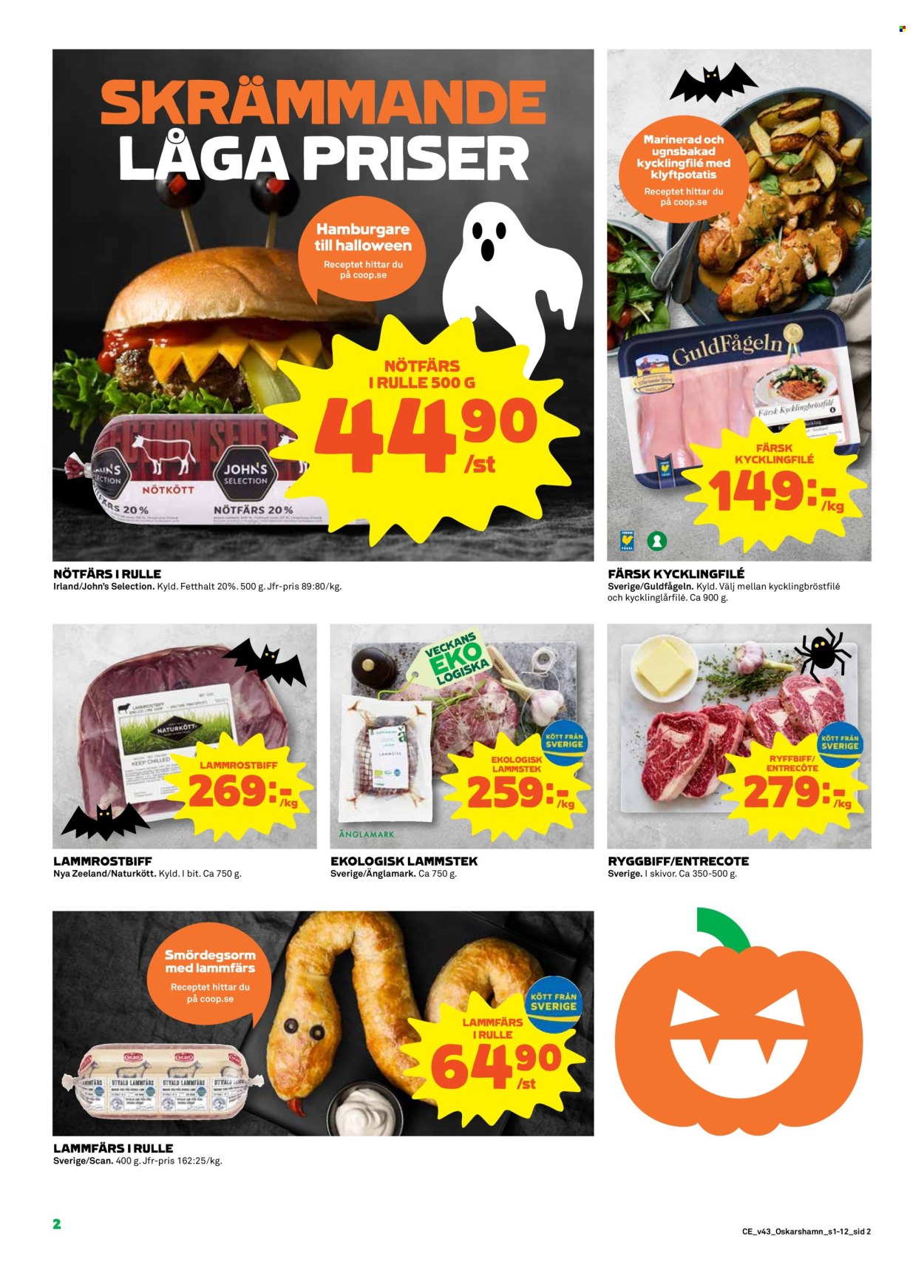 Coop reklamblad - 24/10 2022 - 30/10 2022. Sida 2