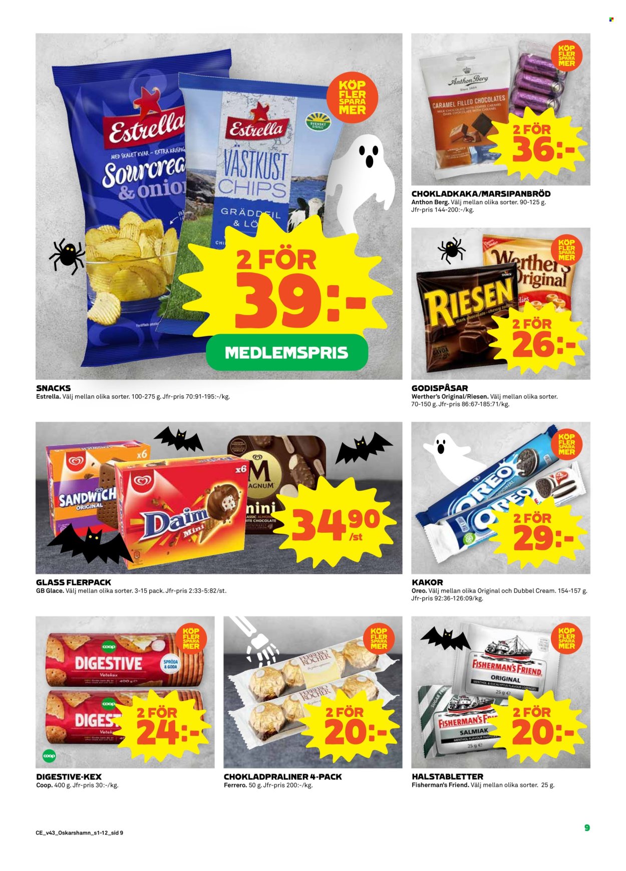 Coop reklamblad - 24/10 2022 - 30/10 2022. Sida 9