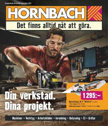 Hornbach reklamblad - 30/10 2022 - 23/11 2022.
