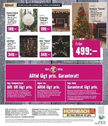 Hornbach reklamblad - 30/10 2022 - 23/11 2022.