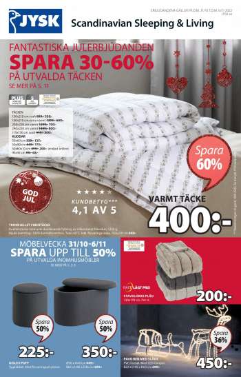JYSK reklamblad - 31/10 2022 - 6/11 2022.