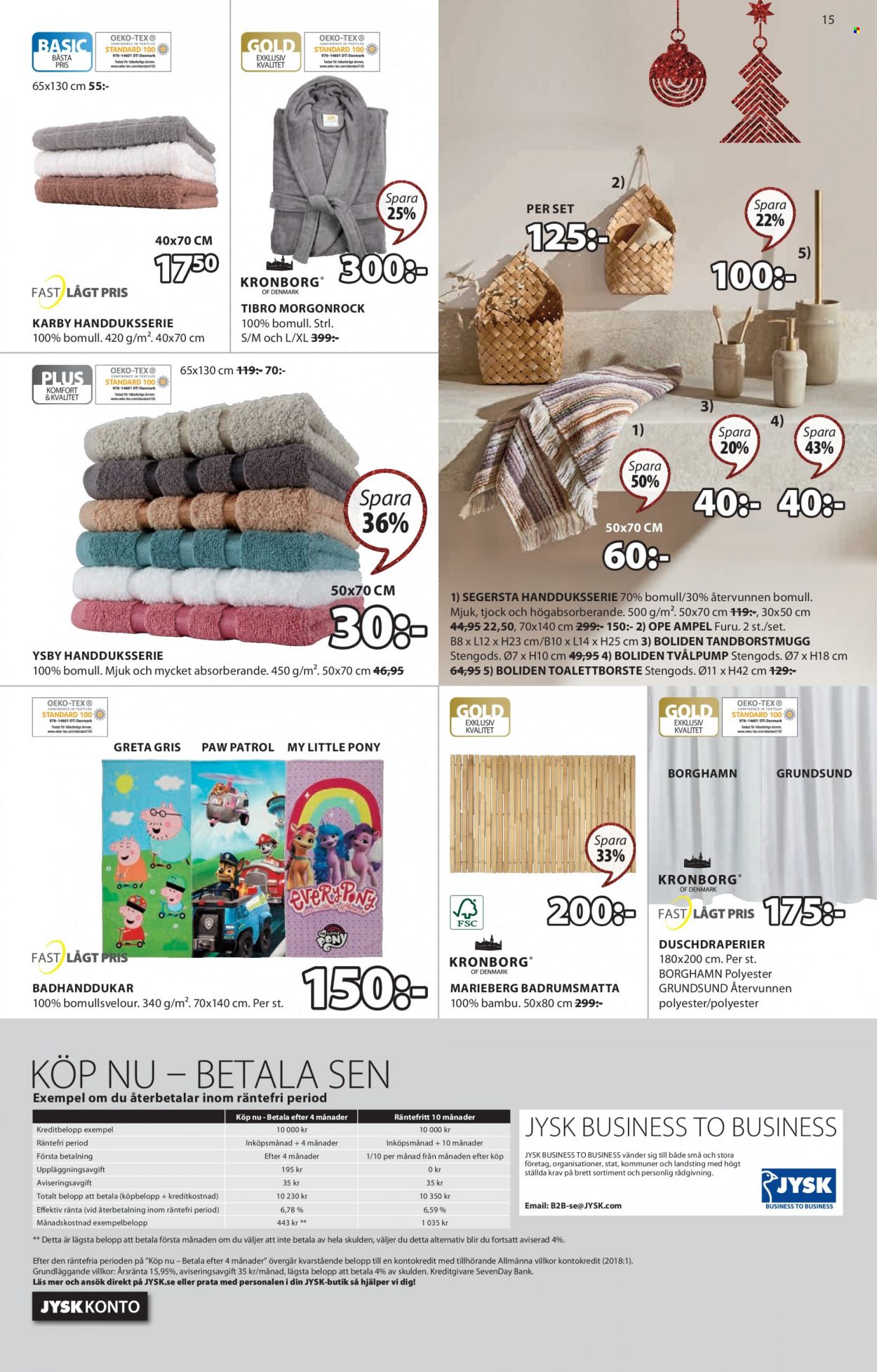JYSK reklamblad - 31/10 2022 - 6/11 2022. Sida 15