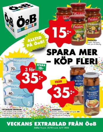 ÖoB reklamblad - 31/10 2022 - 6/11 2022.