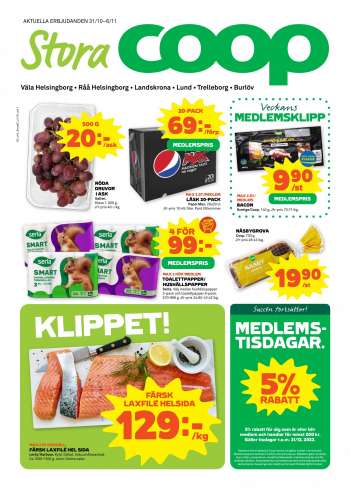 Stora Coop reklamblad - 31/10 2022 - 6/11 2022.