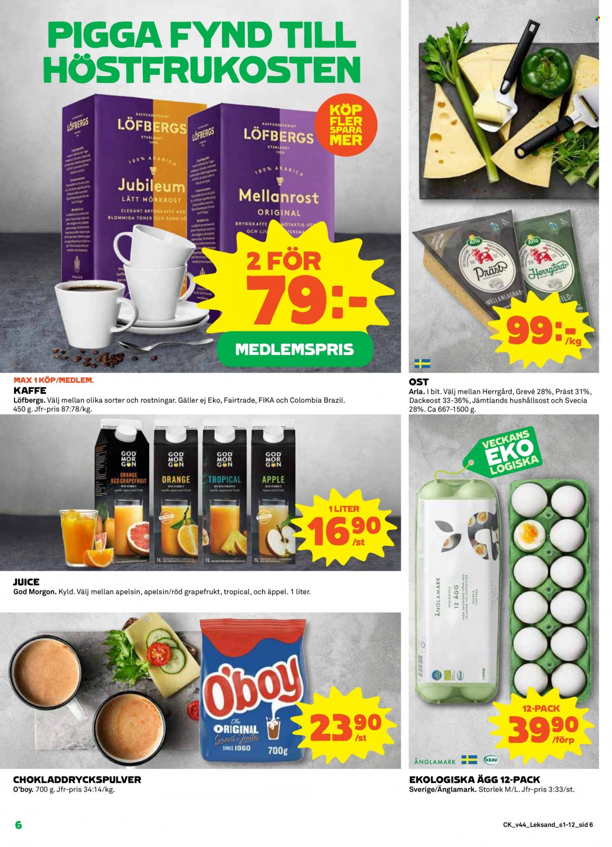 Coop reklamblad - 31/10 2022 - 6/11 2022. Sida 6