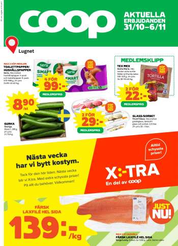 Coop reklamblad - 31/10 2022 - 6/11 2022.