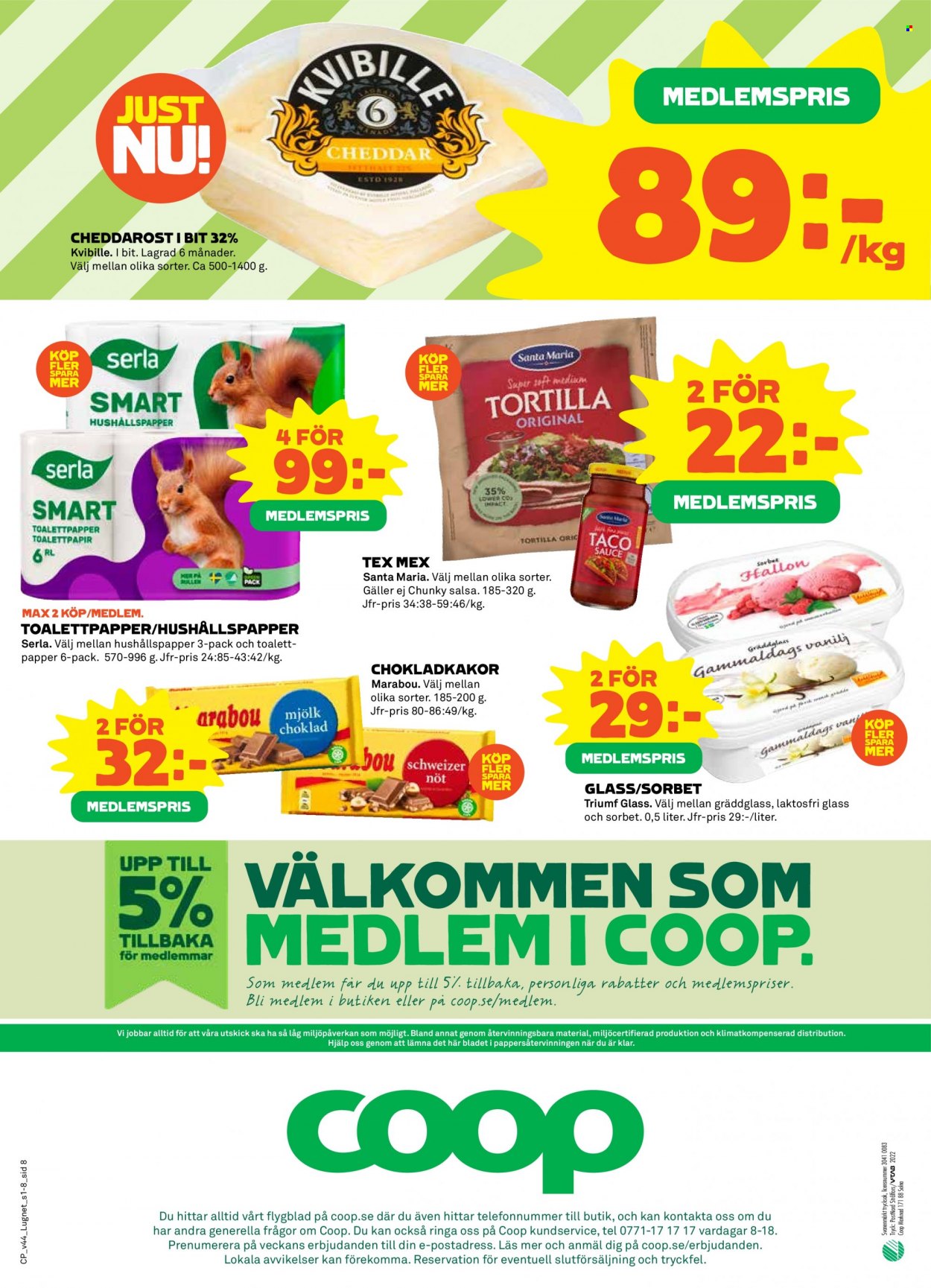 Coop reklamblad - 31/10 2022 - 6/11 2022. Sida 8
