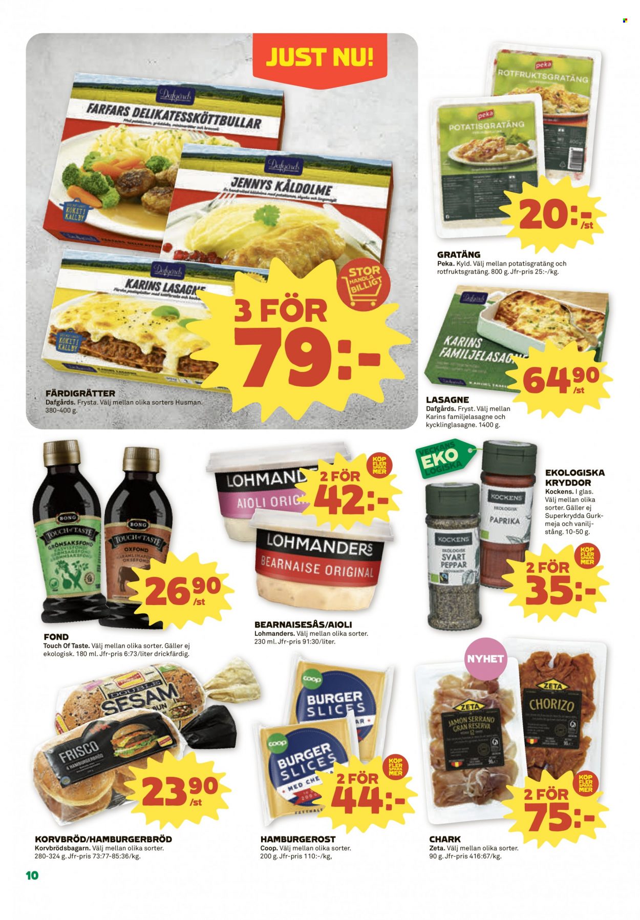 Coop reklamblad - 31/10 2022 - 6/11 2022. Sida 10
