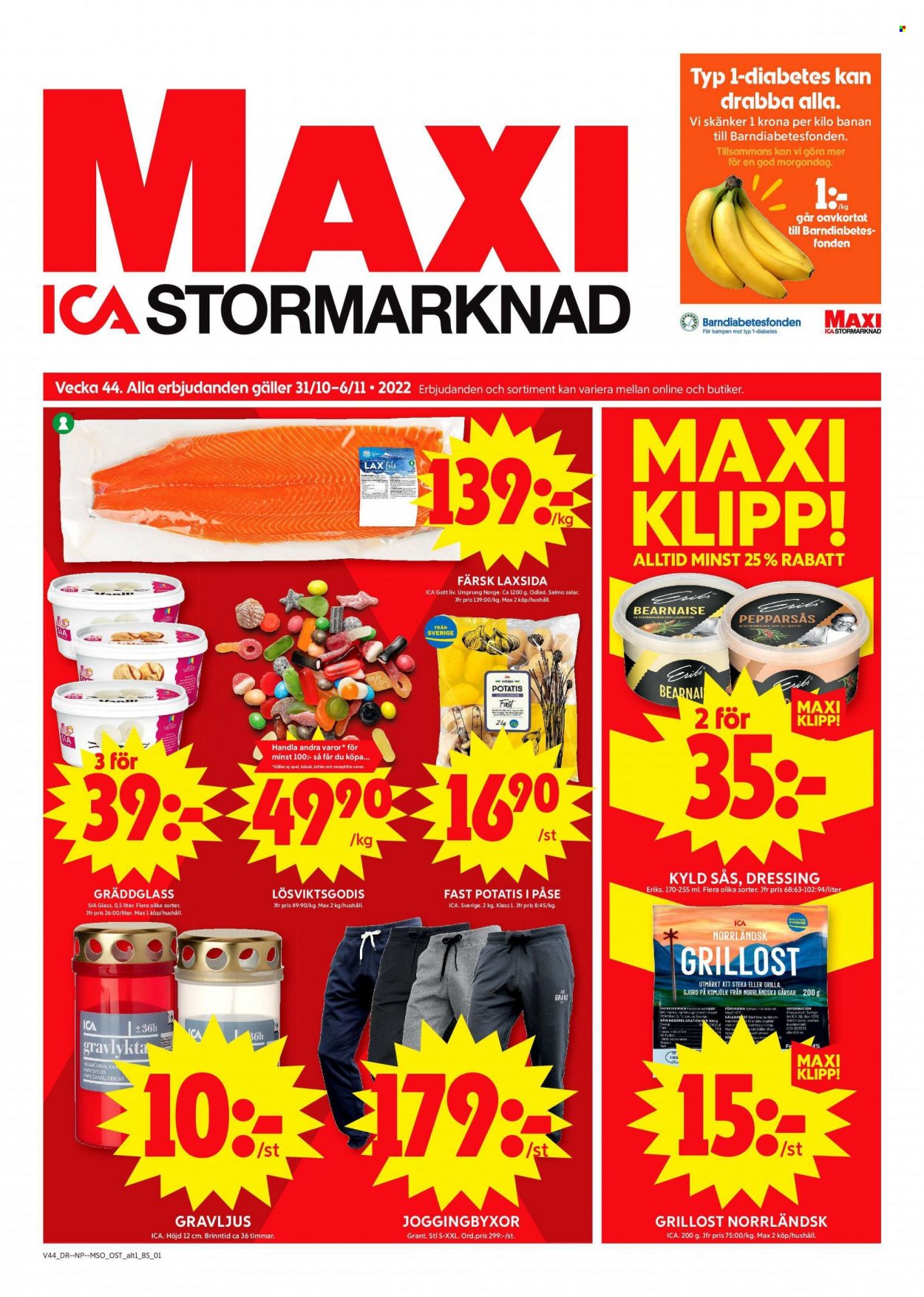 ICA reklamblad - 31/10 2022 - 6/11 2022. Sida 1