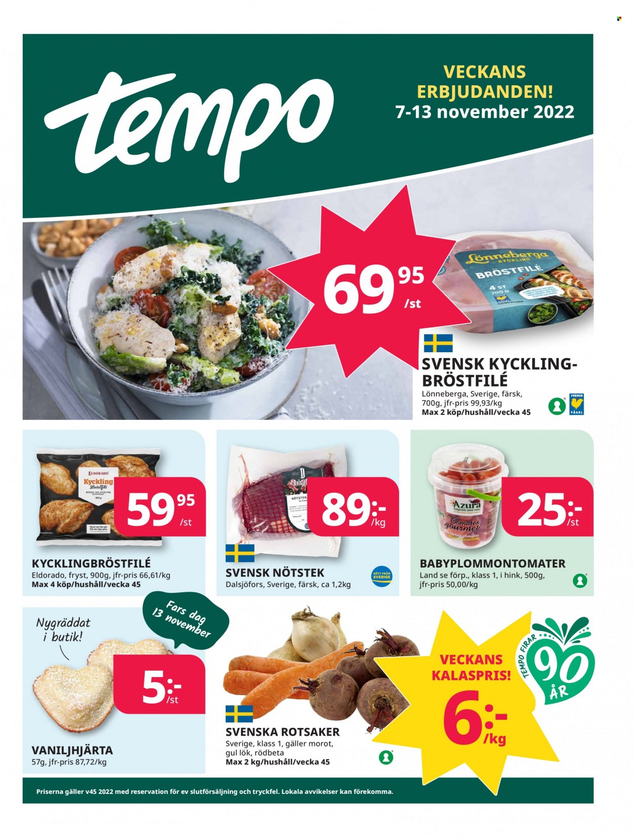 Tempo reklamblad - 7/11 2022 - 13/11 2022. Sida 1