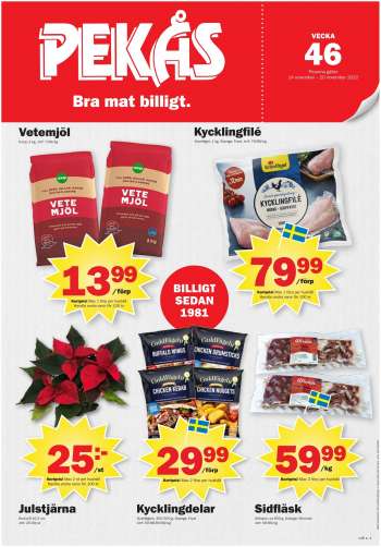 Pekås reklamblad - 14/11 2022 - 20/11 2022.