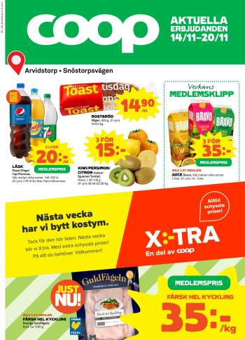 Coop reklamblad - 14/11 2022 - 20/11 2022.