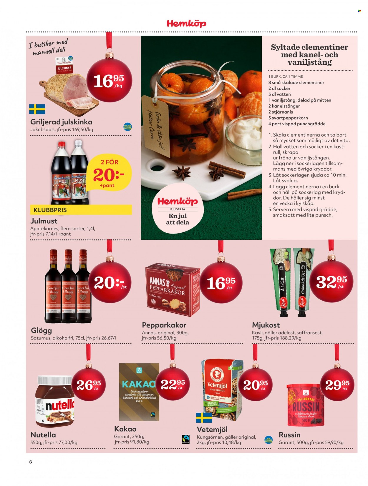 Hemköp reklamblad - 21/11 2022 - 27/11 2022. Sida 6