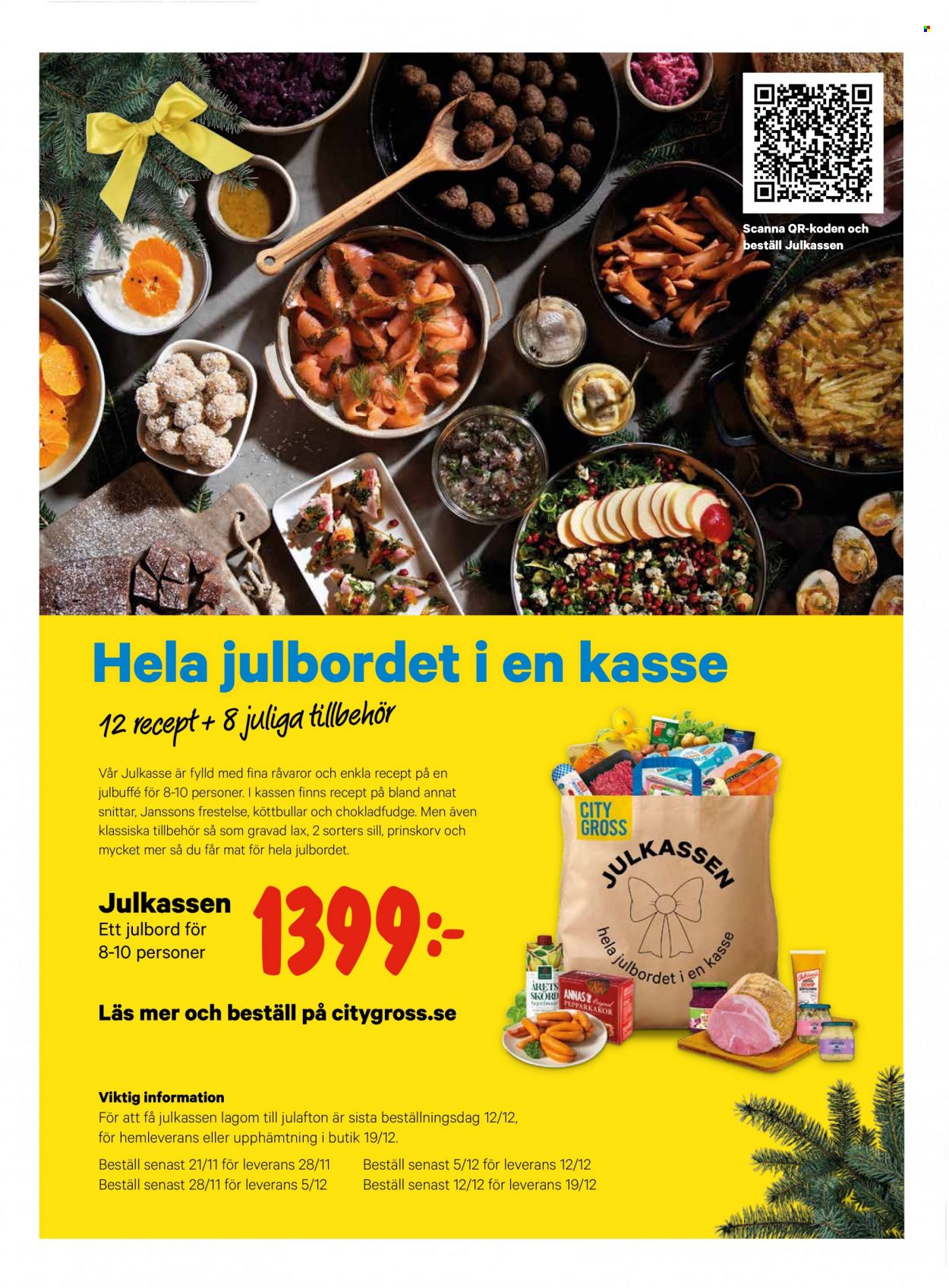 City Gross reklamblad - 21/11 2022 - 27/11 2022. Sida 9
