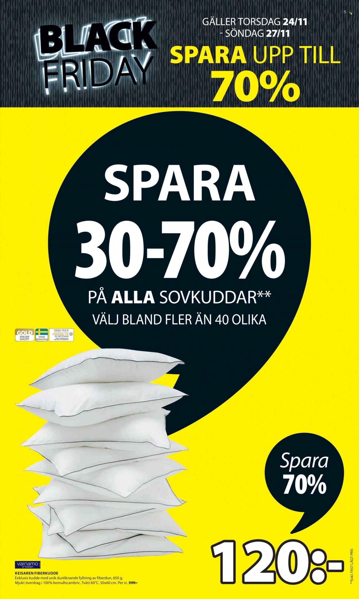 JYSK reklamblad - 24/11 2022 - 27/11 2022. Sida 5