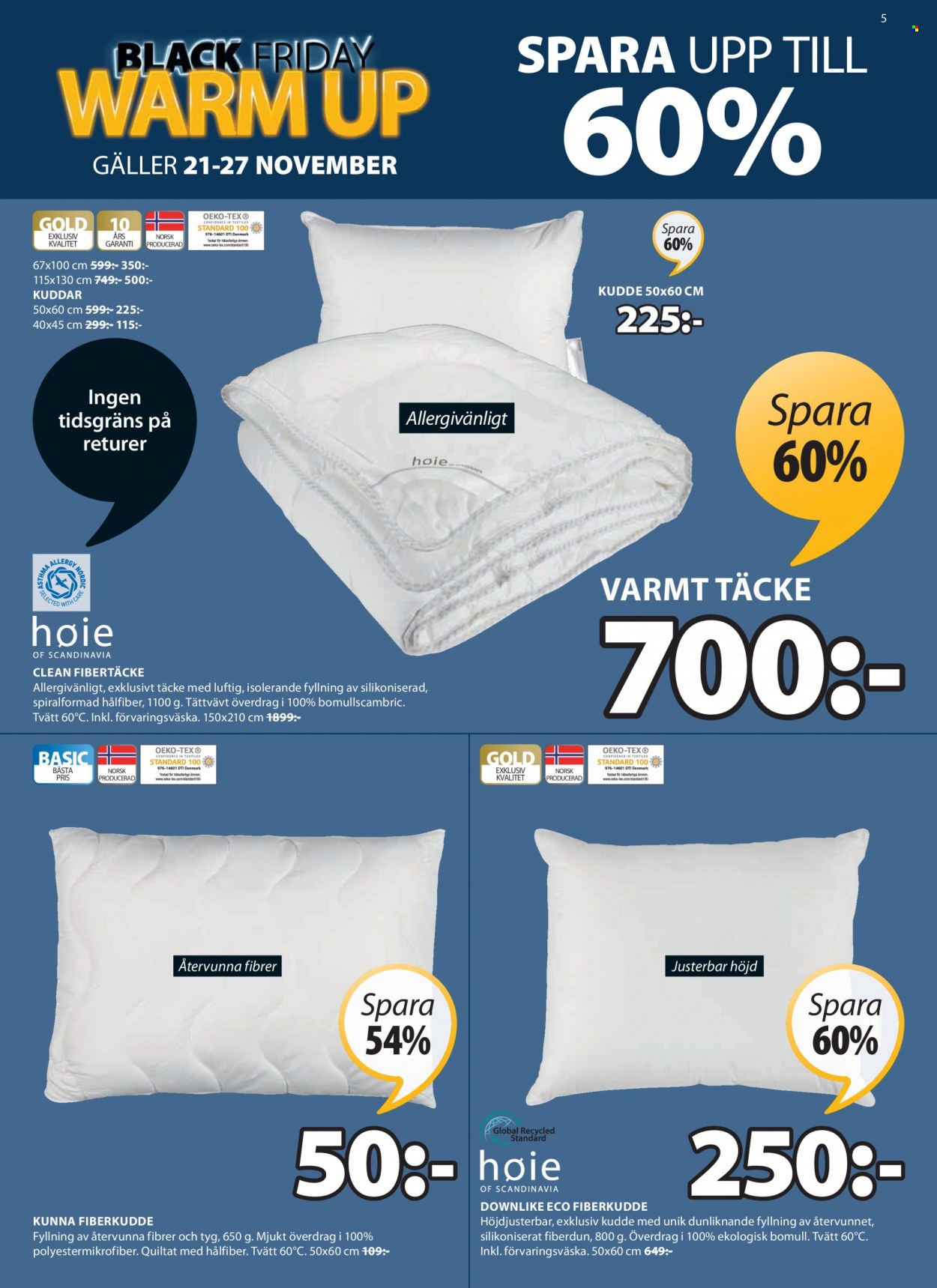 JYSK reklamblad - 21/11 2022 - 27/11 2022. Sida 5
