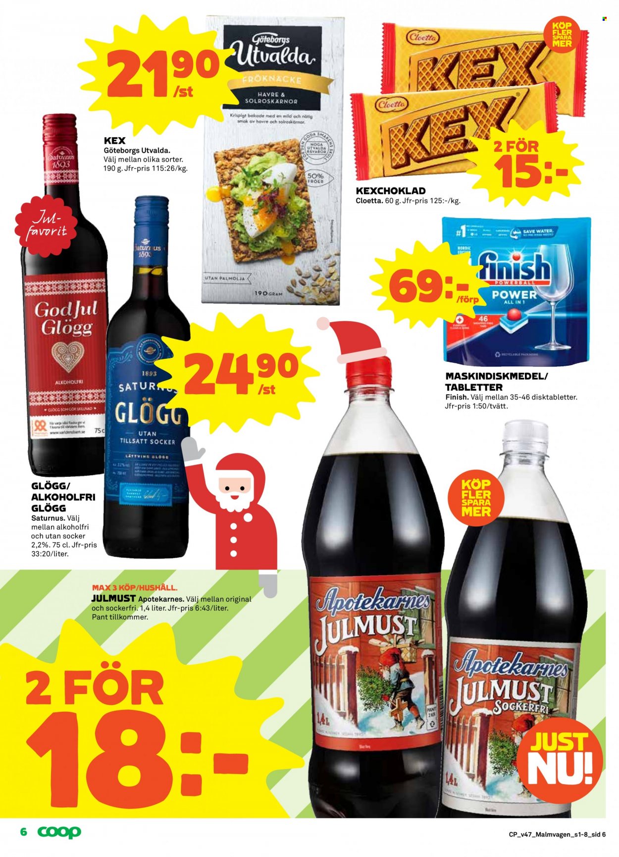 Coop reklamblad - 21/11 2022 - 27/11 2022. Sida 6