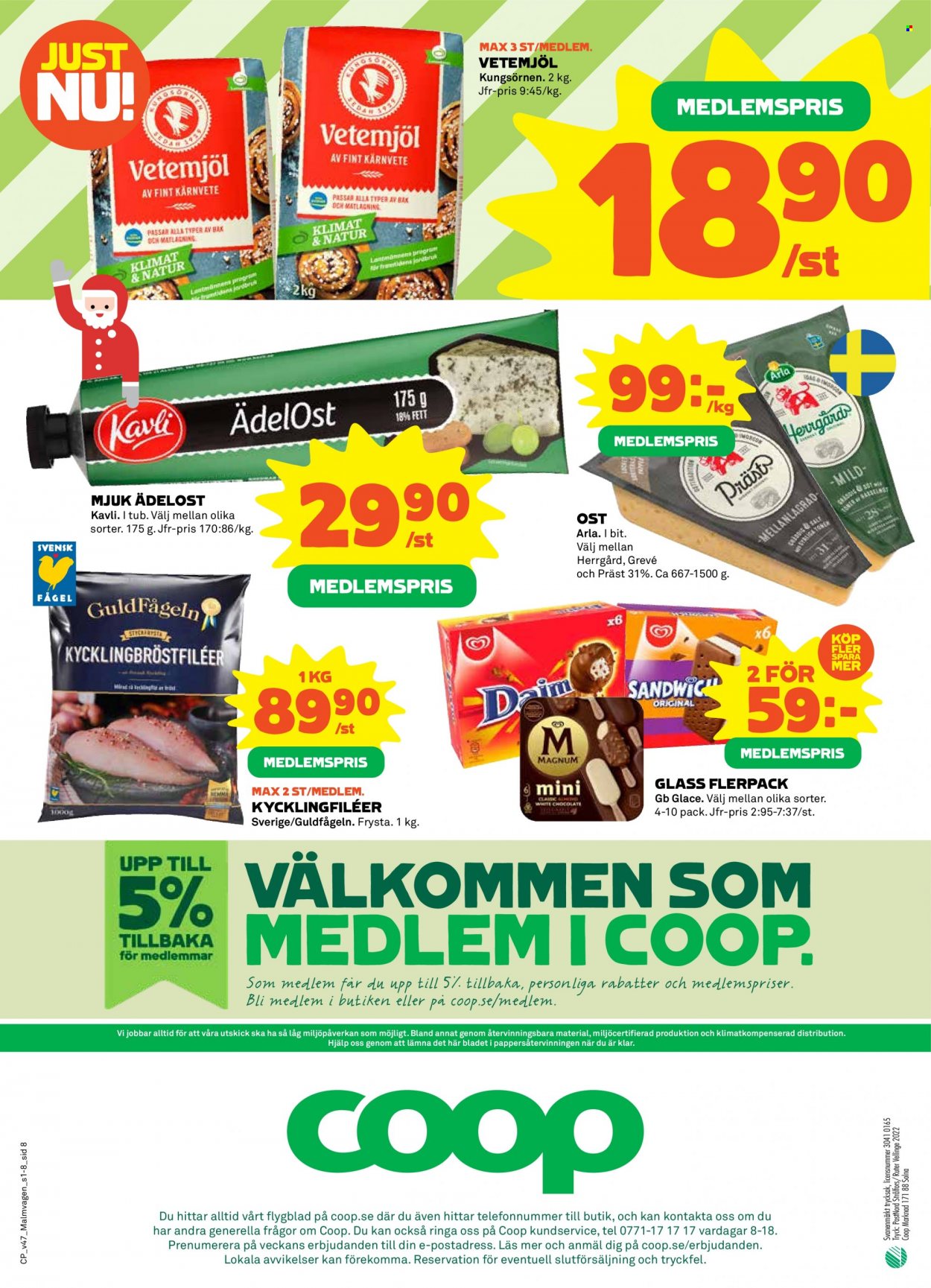 Coop reklamblad - 21/11 2022 - 27/11 2022. Sida 8