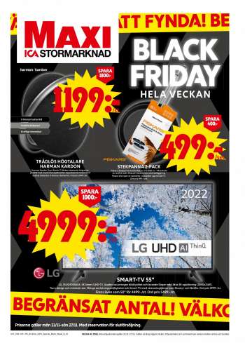 ICA reklamblad - 21/11 2022 - 27/11 2022.