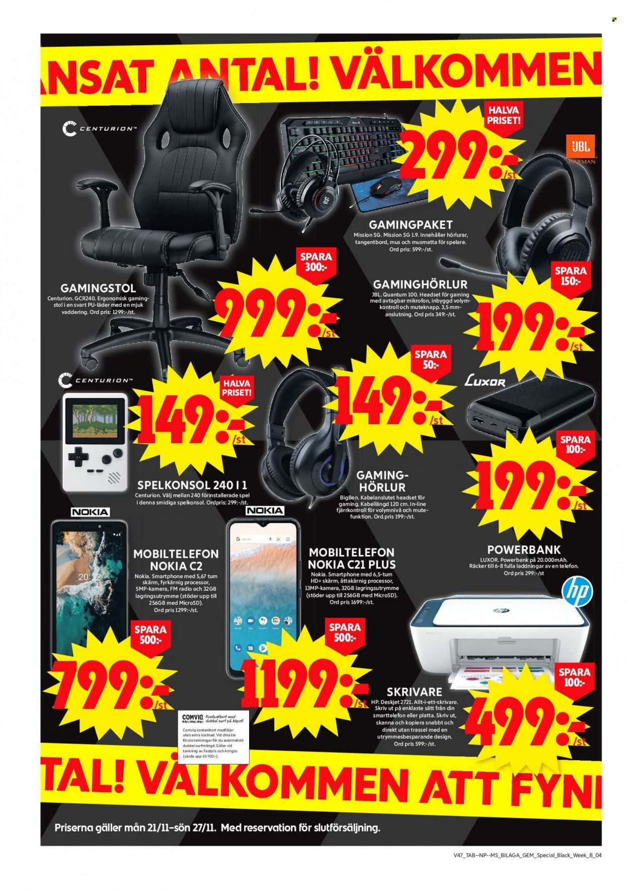 ICA reklamblad - 21/11 2022 - 27/11 2022. Sida 22