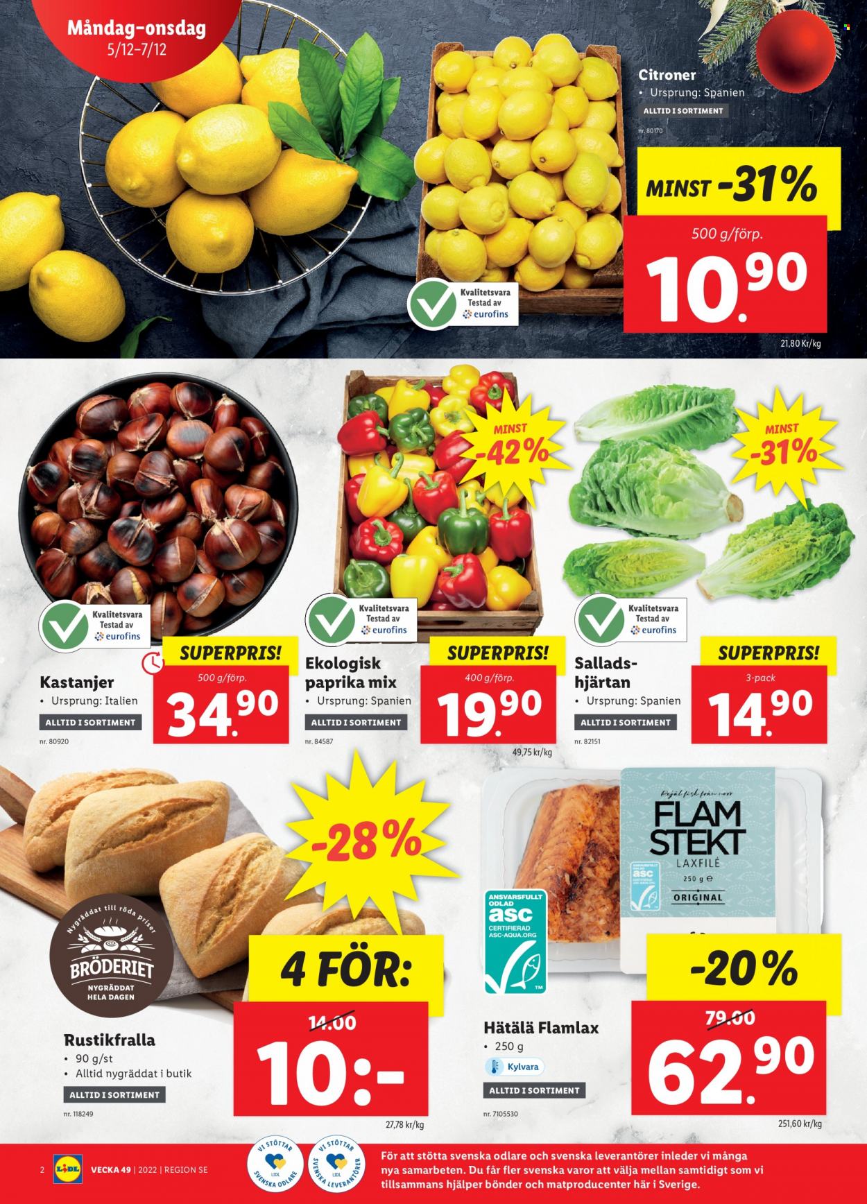 Lidl reklamblad - 5/12 2022 - 11/12 2022. Sida 2