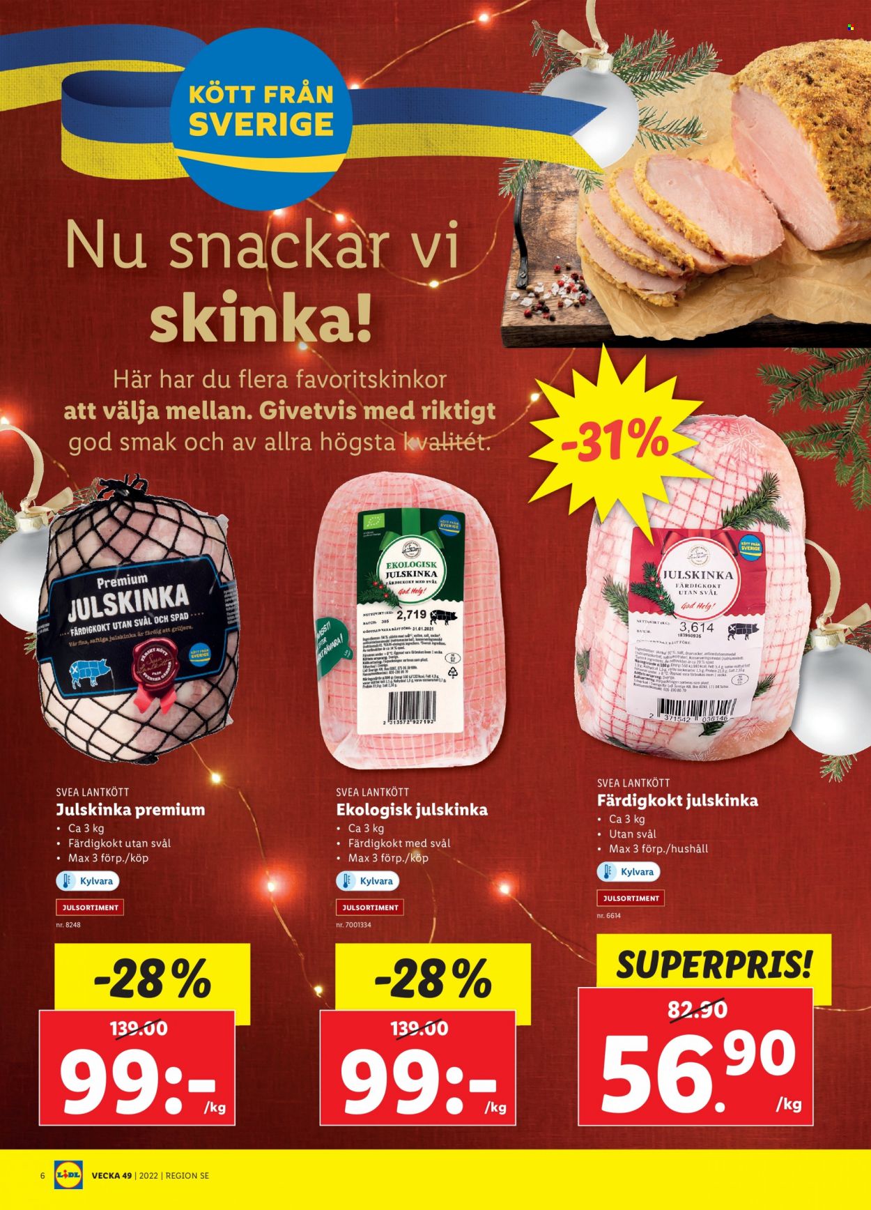 Lidl reklamblad - 5/12 2022 - 11/12 2022. Sida 6
