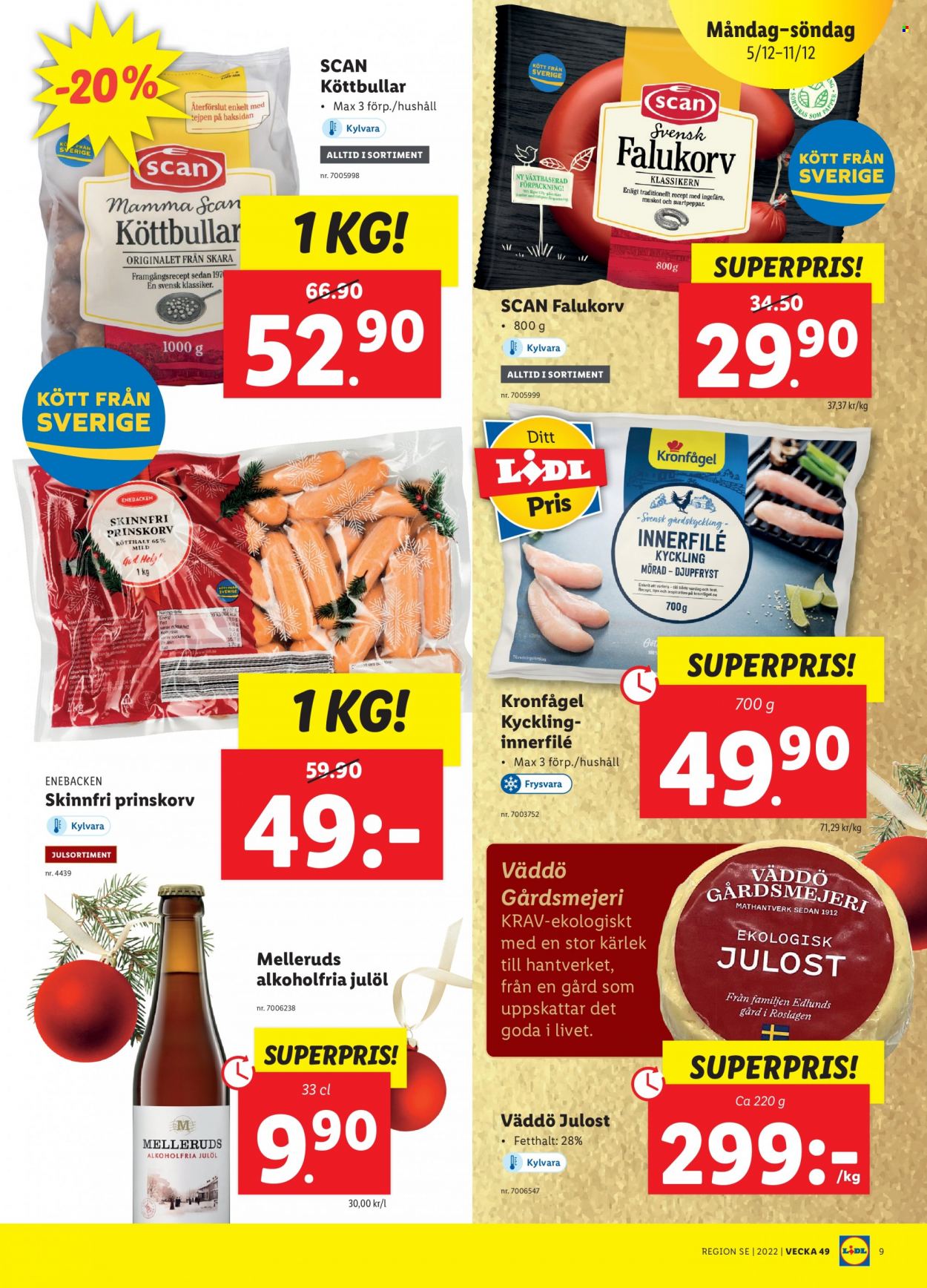 Lidl reklamblad - 5/12 2022 - 11/12 2022. Sida 9