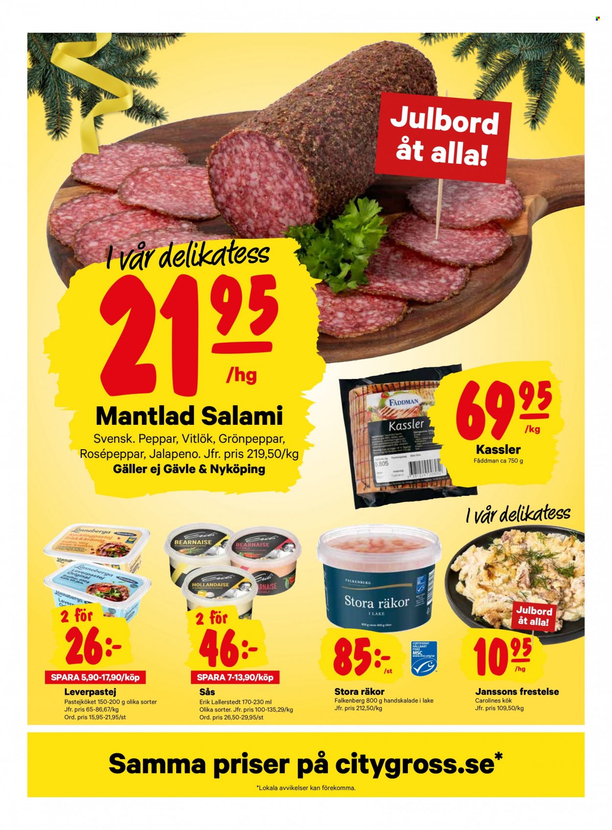 City Gross reklamblad - 28/11 2022 - 4/12 2022. Sida 7