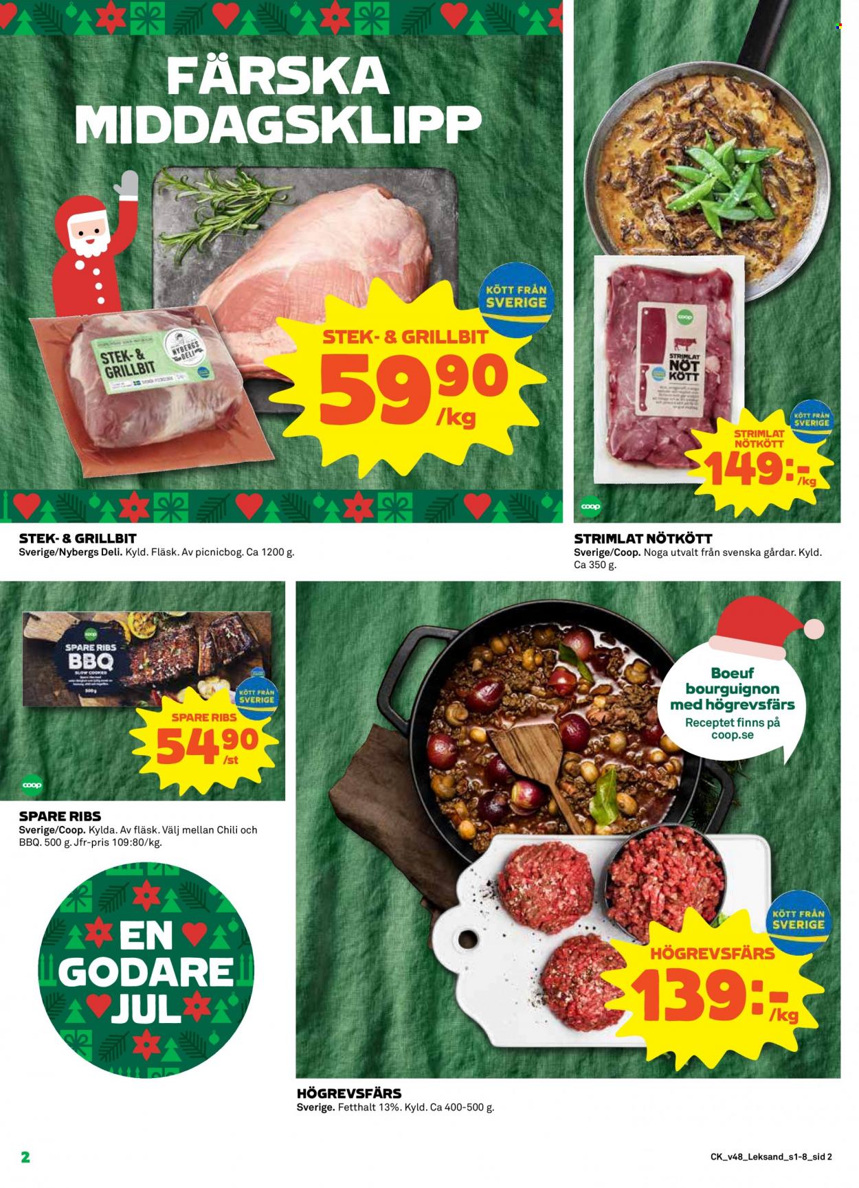 Coop reklamblad - 28/11 2022 - 4/12 2022. Sida 2
