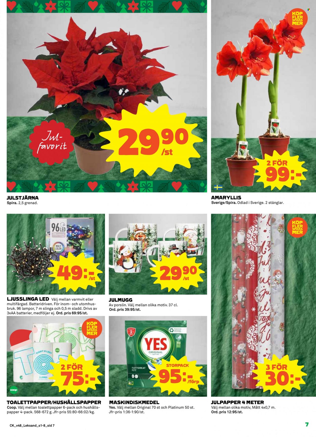 Coop reklamblad - 28/11 2022 - 4/12 2022. Sida 7