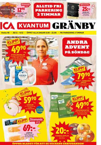 ICA reklamblad - 28/11 2022 - 4/12 2022.