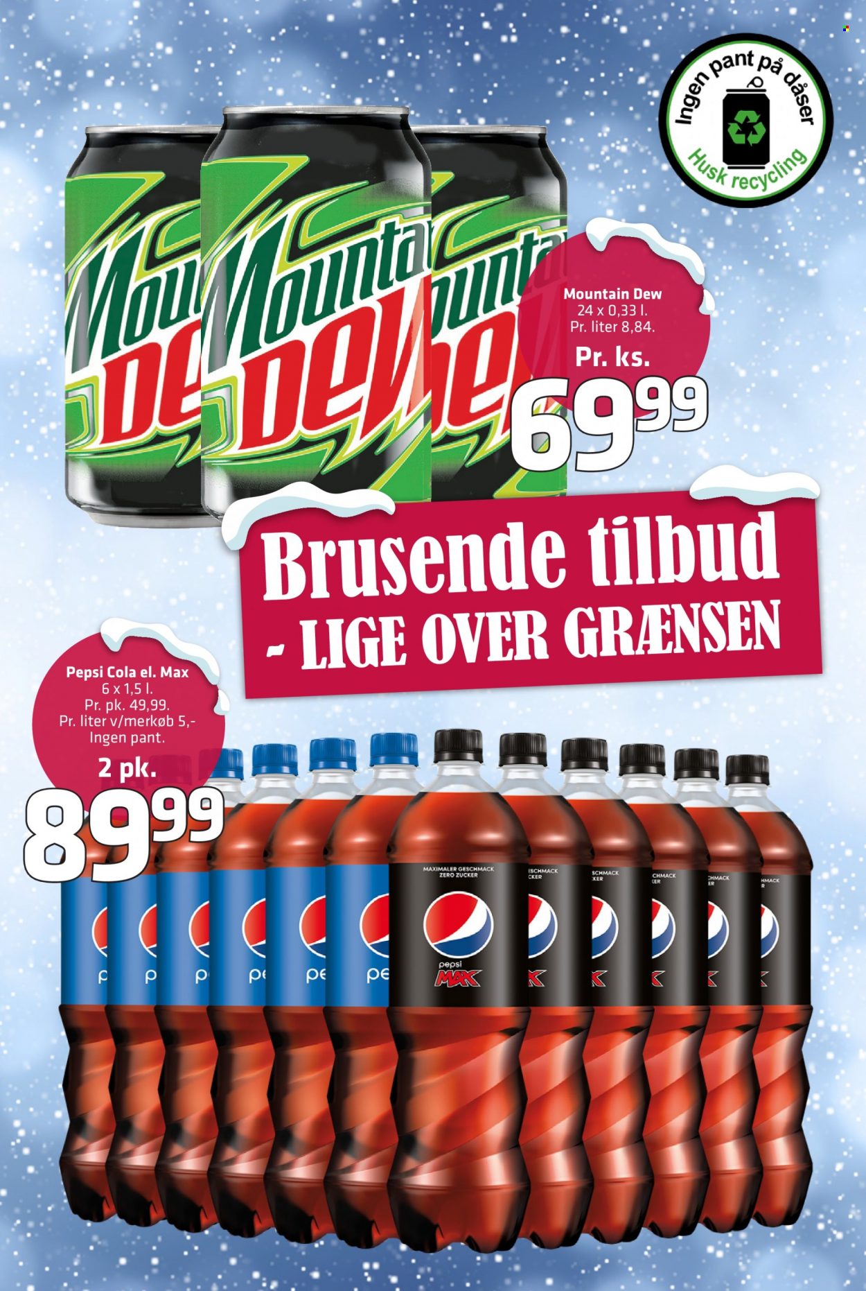 thumbnail - Fleggaard reklamblad - 30/11 2022 - 13/12 2022 - varor från reklamblad - Pepsi, Mountain Dew. Sida 19.