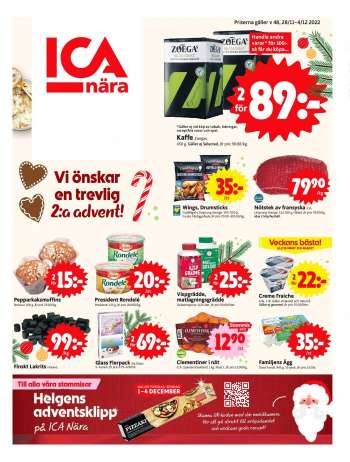 ICA reklamblad - 28/11 2022 - 4/12 2022.