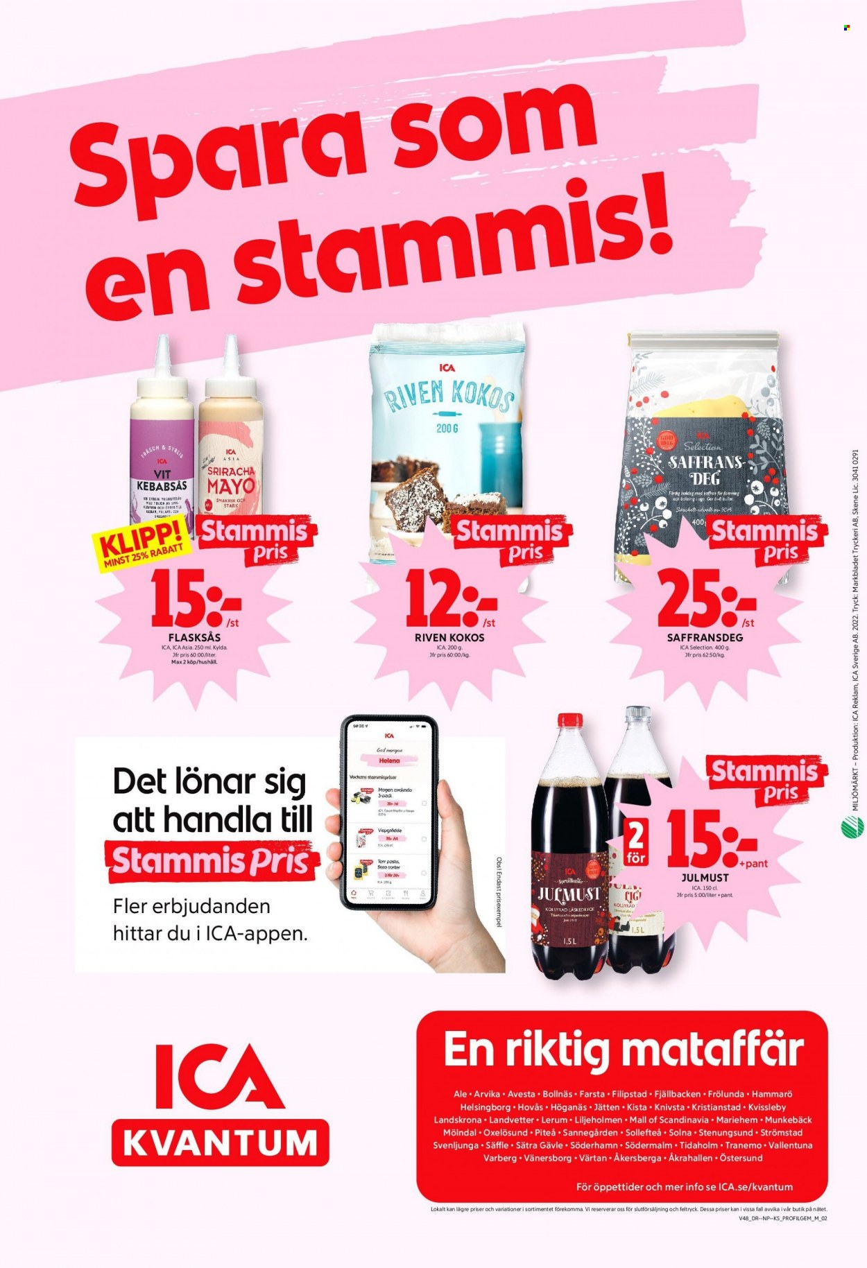 ICA reklamblad - 28/11 2022 - 4/12 2022. Sida 10