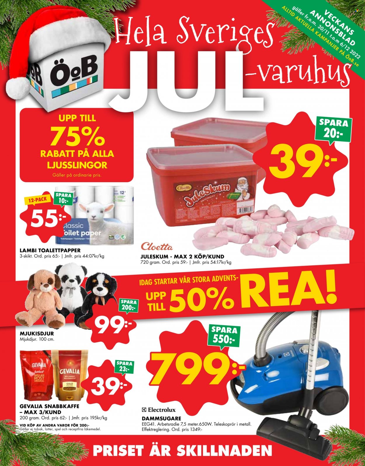 ÖoB reklamblad - 30/11 2022 - 6/12 2022. Sida 1