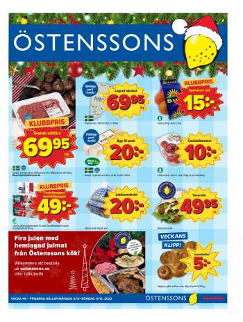 Östenssons reklamblad - 5/12 2022 - 11/12 2022.