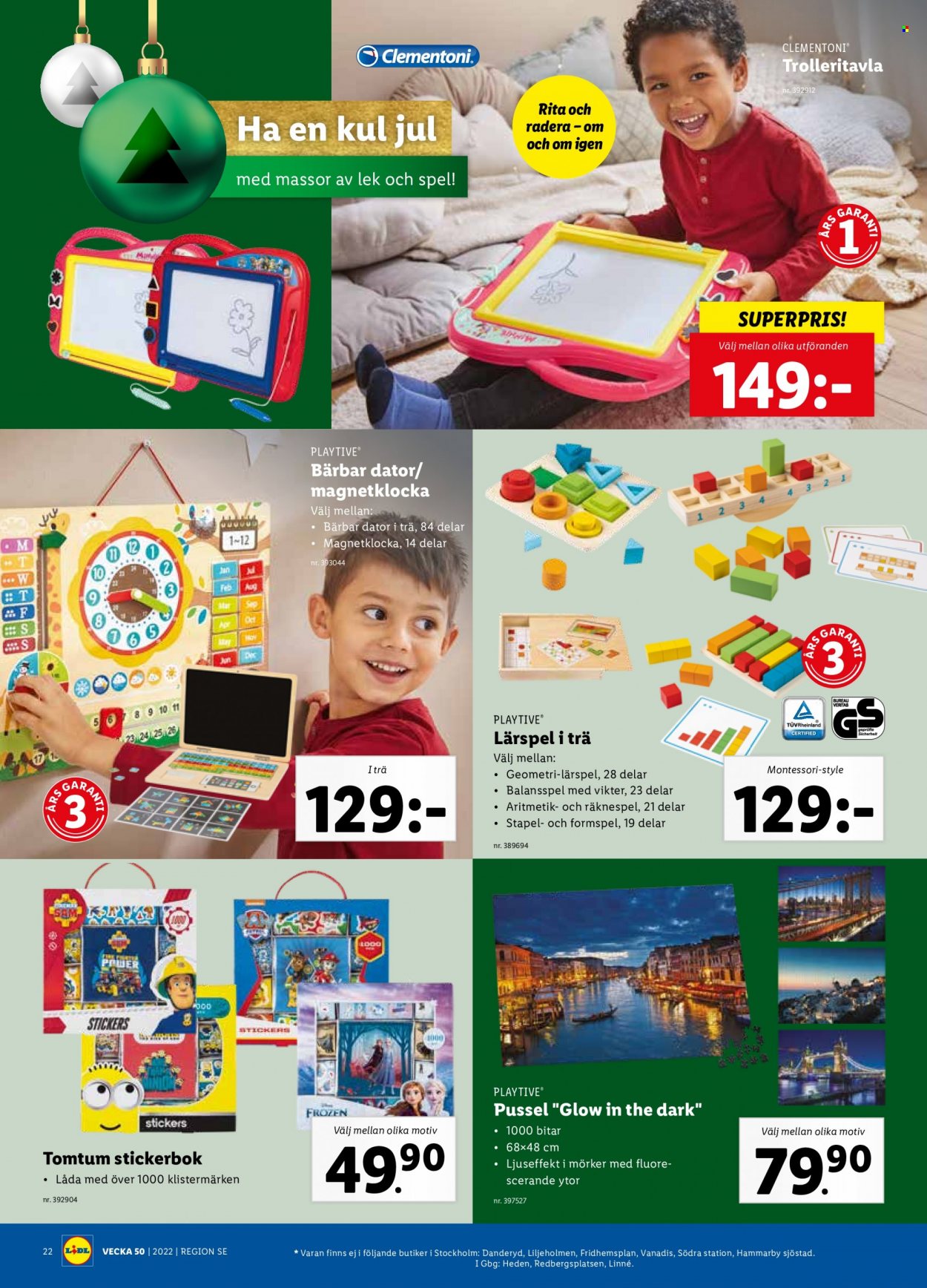 Lidl reklamblad - 12/12 2022 - 18/12 2022. Sida 22